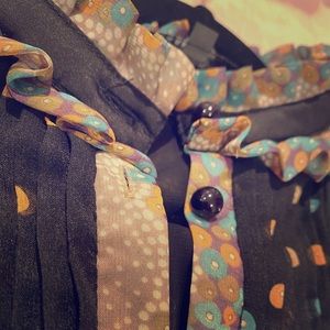 MARC JACOBS Coffee Brown Chiffon Dress